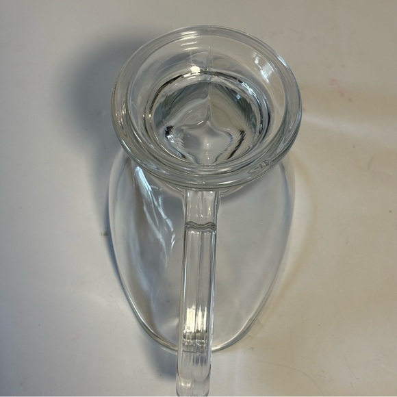 Vtg unmarked clear handled gravy boat sauce server like new - Picture 3 of 8